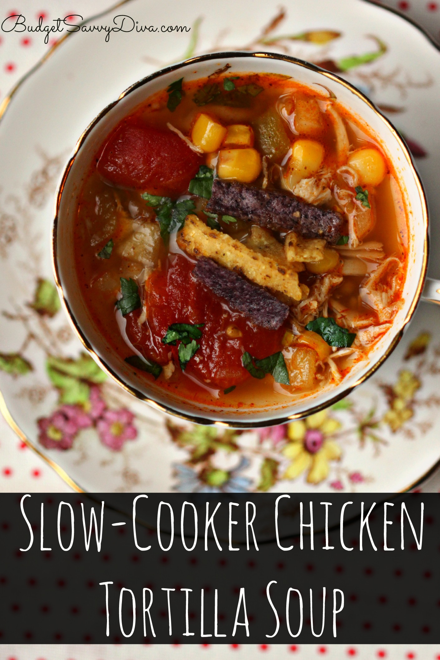 Chicken Tortilla Soup Slow Cooker Recipe
 Slow Cooker Chicken Tortilla Soup Recipe