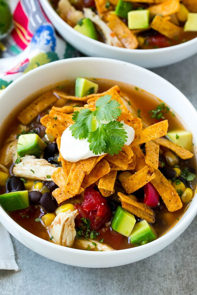 Chicken Tortilla Soup Slow Cooker Recipe
 Slow Cooker Chicken Tortilla Soup Dinner at the Zoo