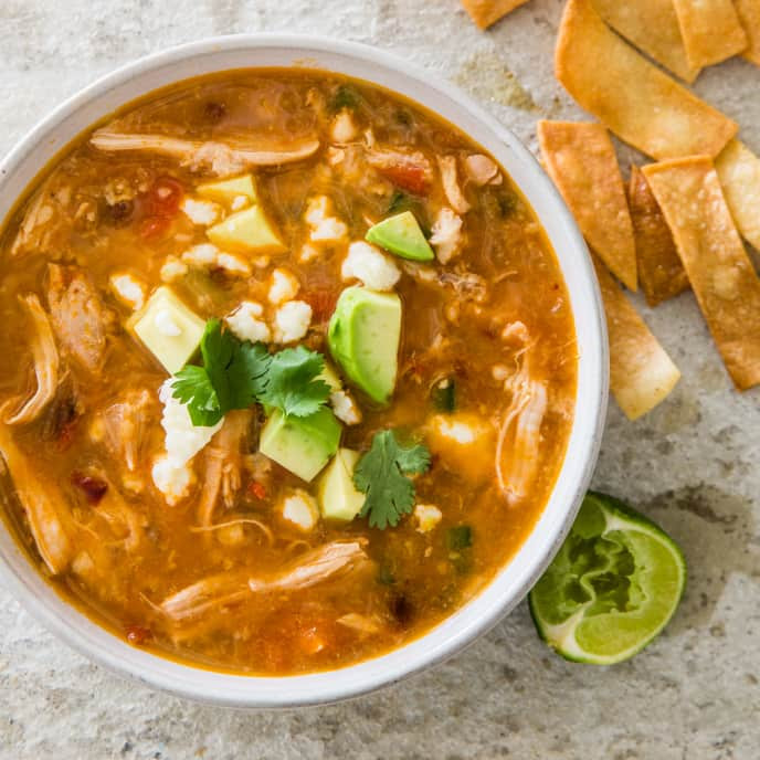 Chicken Tortilla Soup Slow Cooker Recipe
 Slow Cooker Chicken Tortilla Soup