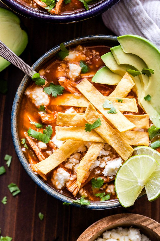 Chicken Tortilla Soup Slow Cooker Recipe
 Slow Cooker Chicken Tortilla Soup Recipe Runner