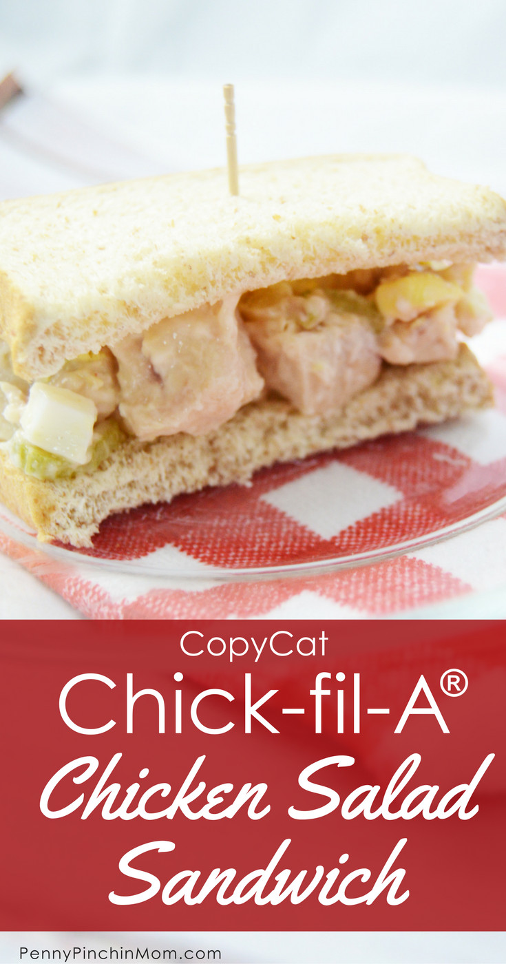 Chickfila Chicken Salad Sandwich Calories
 Copycat Chick Fil A Chicken Salad Sandwich