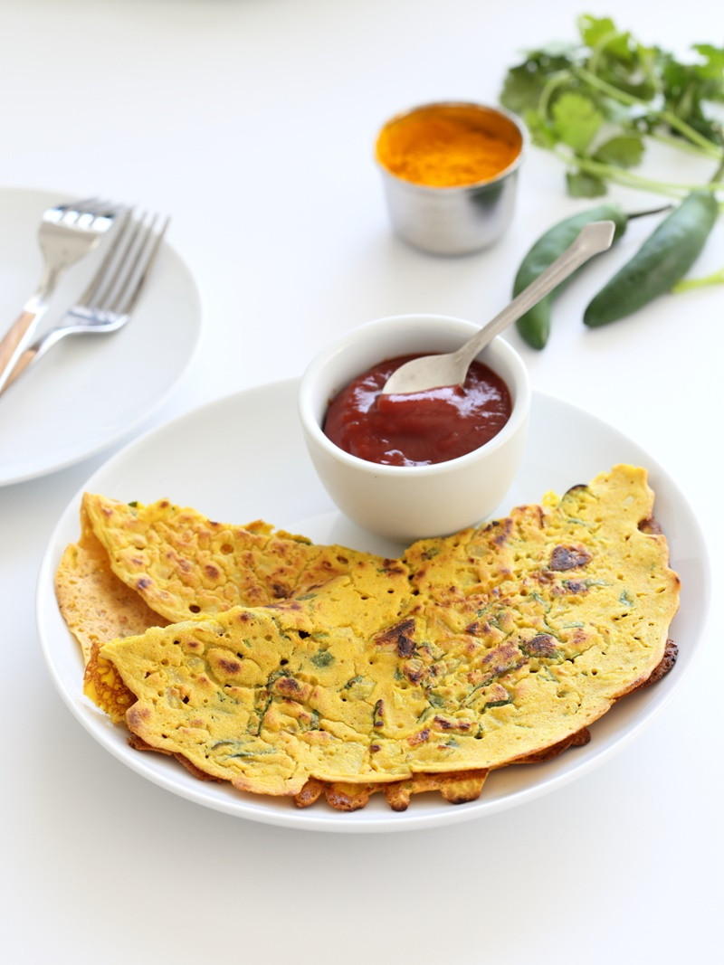 Chickpea Flour Recipes Vegan
 Classic Savory Indian Chickpea Flour Pancakes Recipe