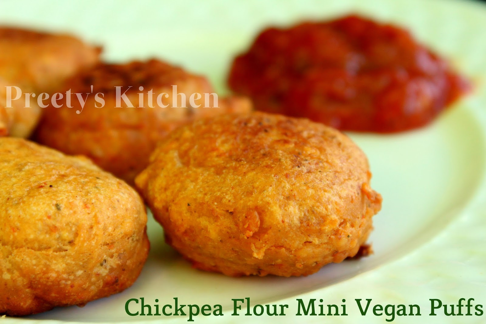 Chickpea Flour Recipes Vegan
 Preety s Kitchen Chickpea Flour Mini Puffs Easy Vegan