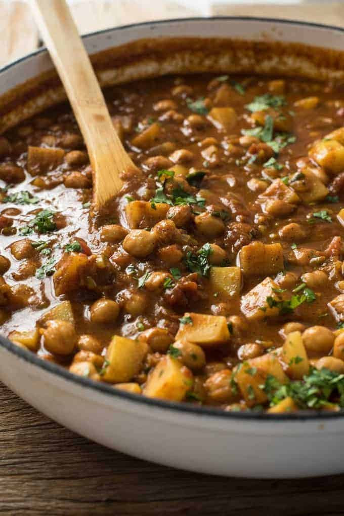 Chickpea Recipes Indian
 Easy Chickpea & Potato Curry Chana Aloo Curry