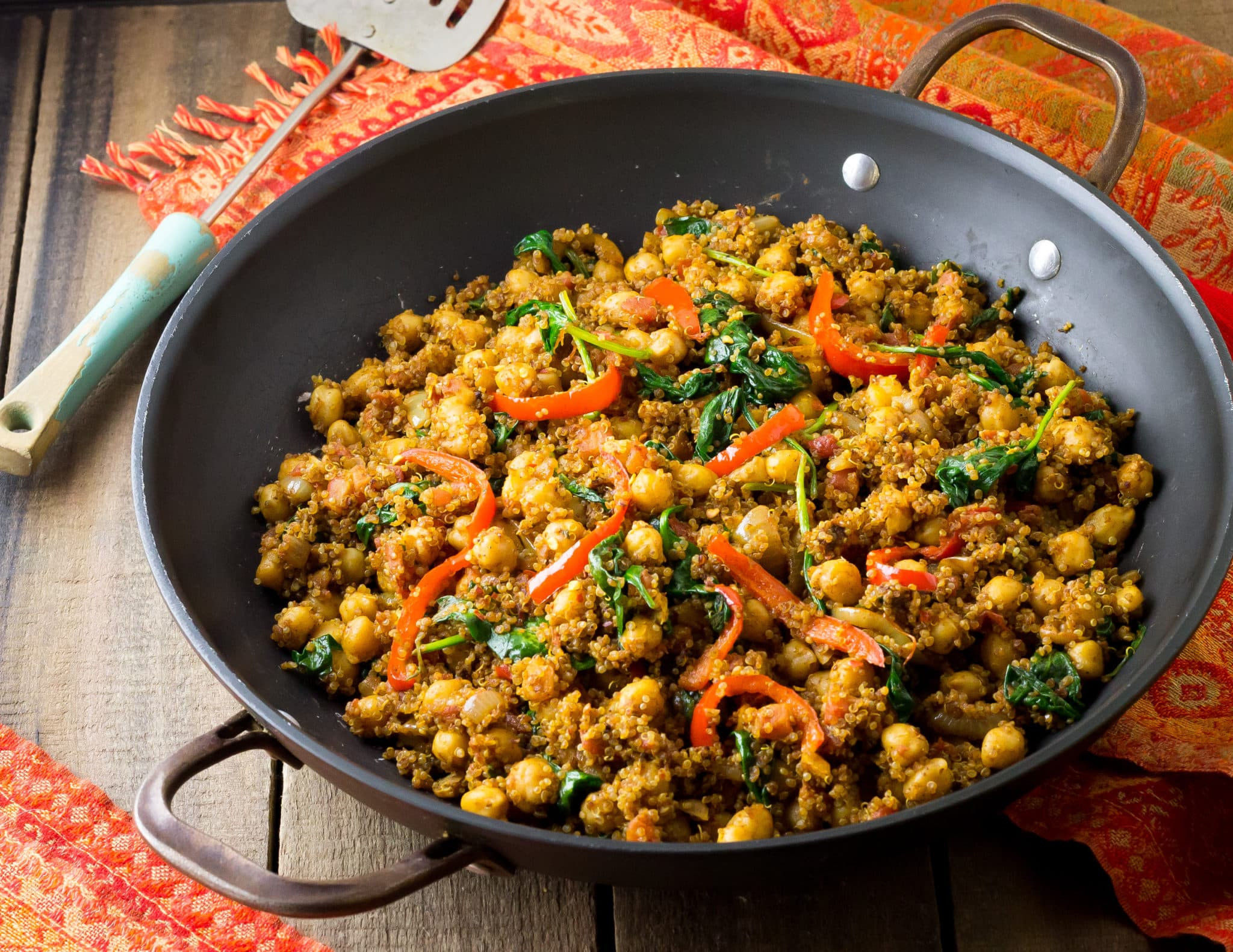 Chickpea Recipes Indian
 Indian Quinoa and Chickpea Stir Fry