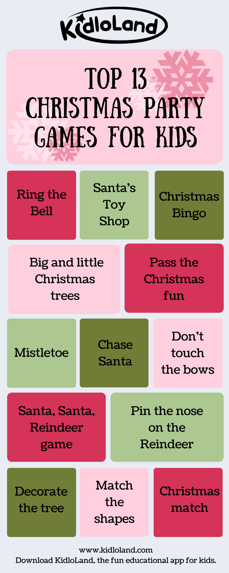 Child Christmas Party Game
 Top 13 Christmas Party Games For Kids KidloLand