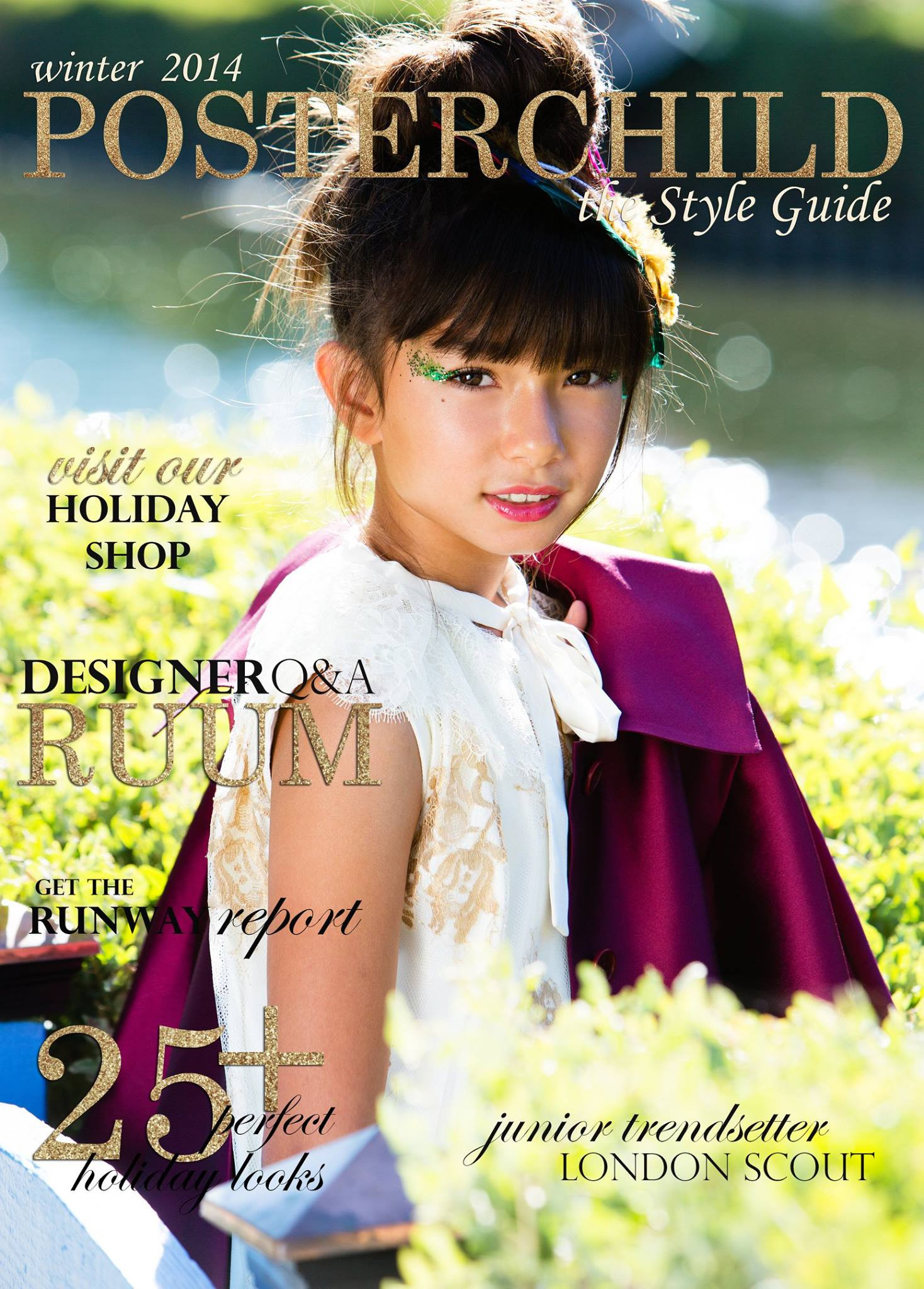 Child Fashion Magazine
 Cover Girl ShoSho Bella on Poster Child Style Magazine s