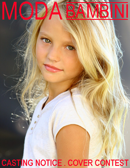 Child Fashion Magazine
 Kids Modeling and Acting Blog Moda Bambini Magazine Cover