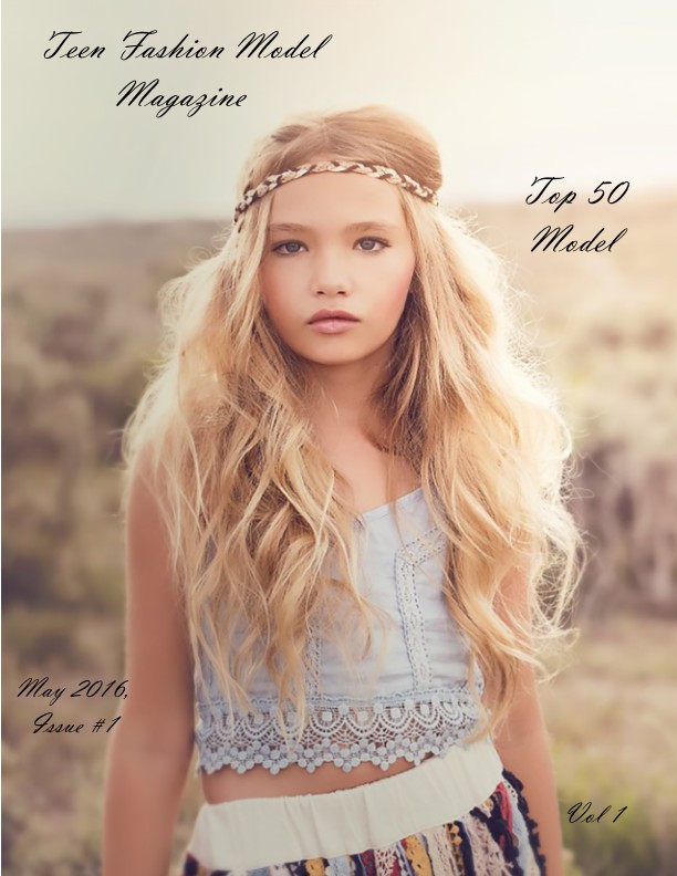 Child Fashion Magazine
 Teen Fashion Model Magazine by Tasha Walker Carroll