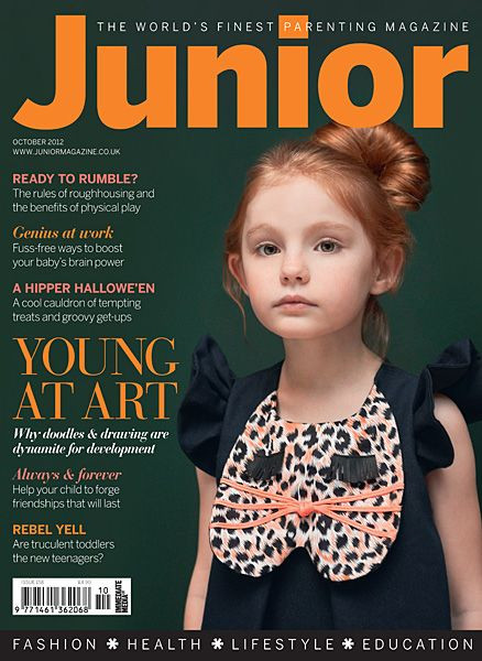 Child Fashion Magazine
 Junior Magazine Cover October 2012