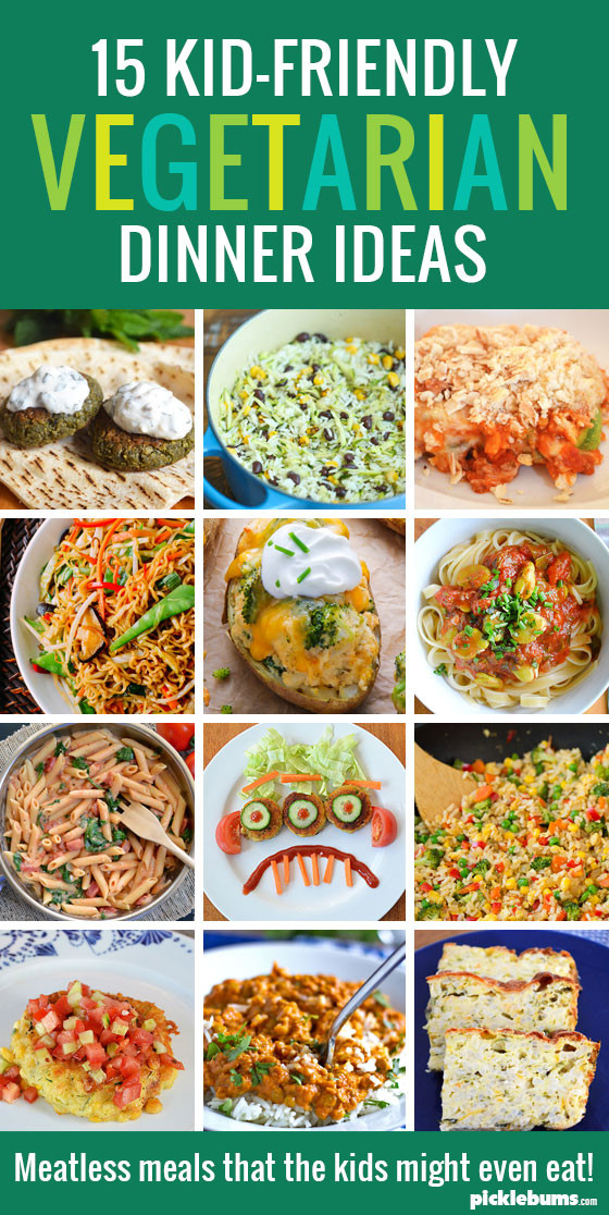 Child Vegetarian Recipes
 15 Kid Friendly Ve arian Dinners Picklebums