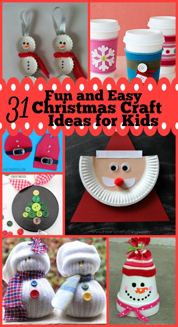 Children Christmas Craft Ideas
 31 Easy and Fun Christmas Craft Ideas for Kids Christmas