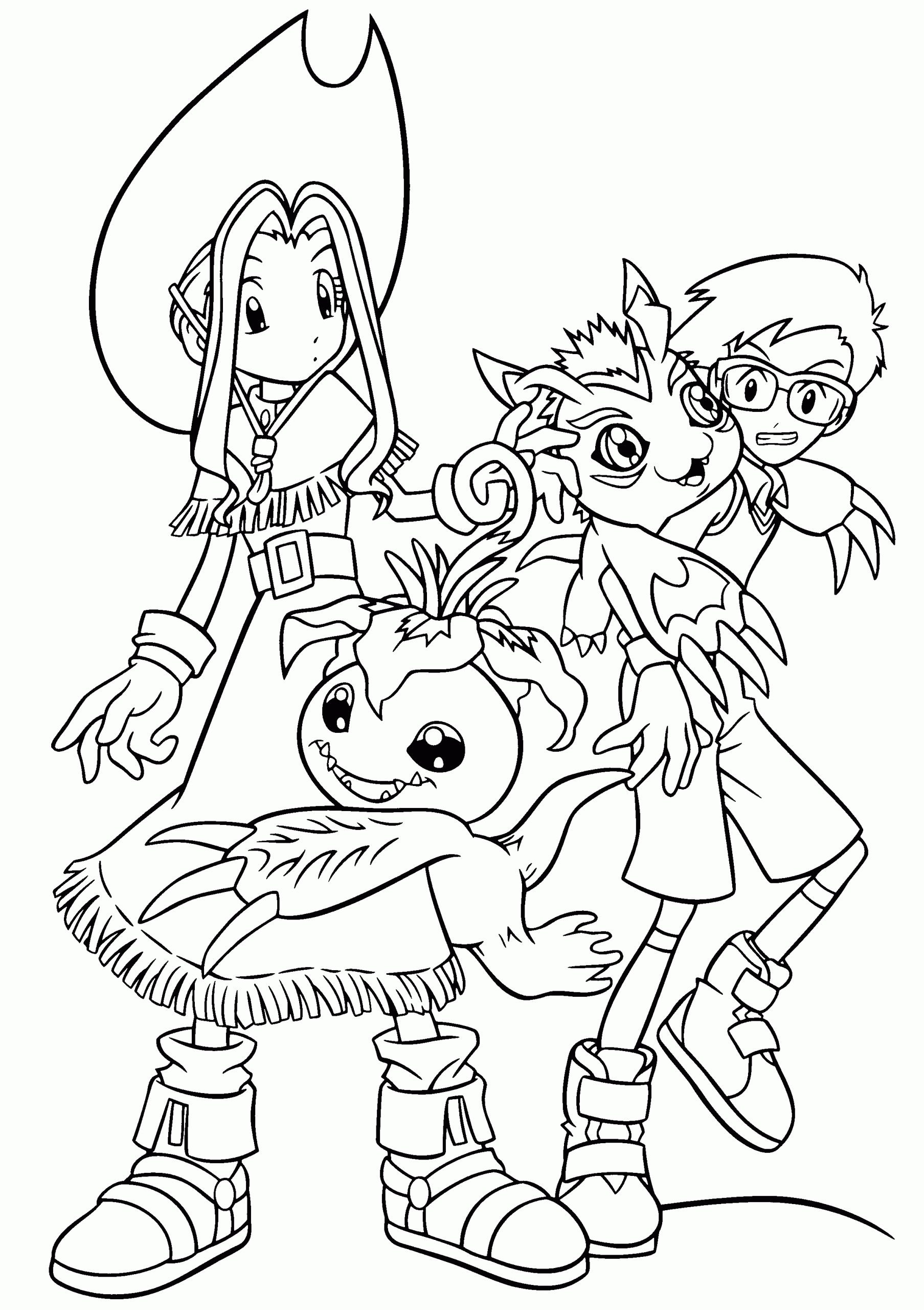 Children Coloring Books
 Free Printable Digimon Coloring Pages For Kids