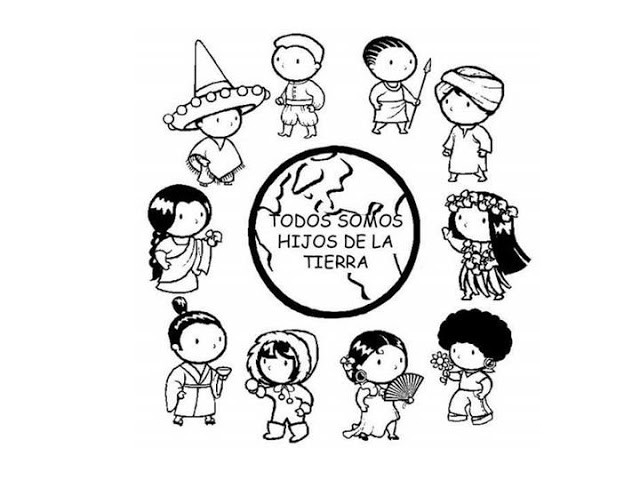 Children Of The World Coloring Pages
 Children of the World free coloring pages