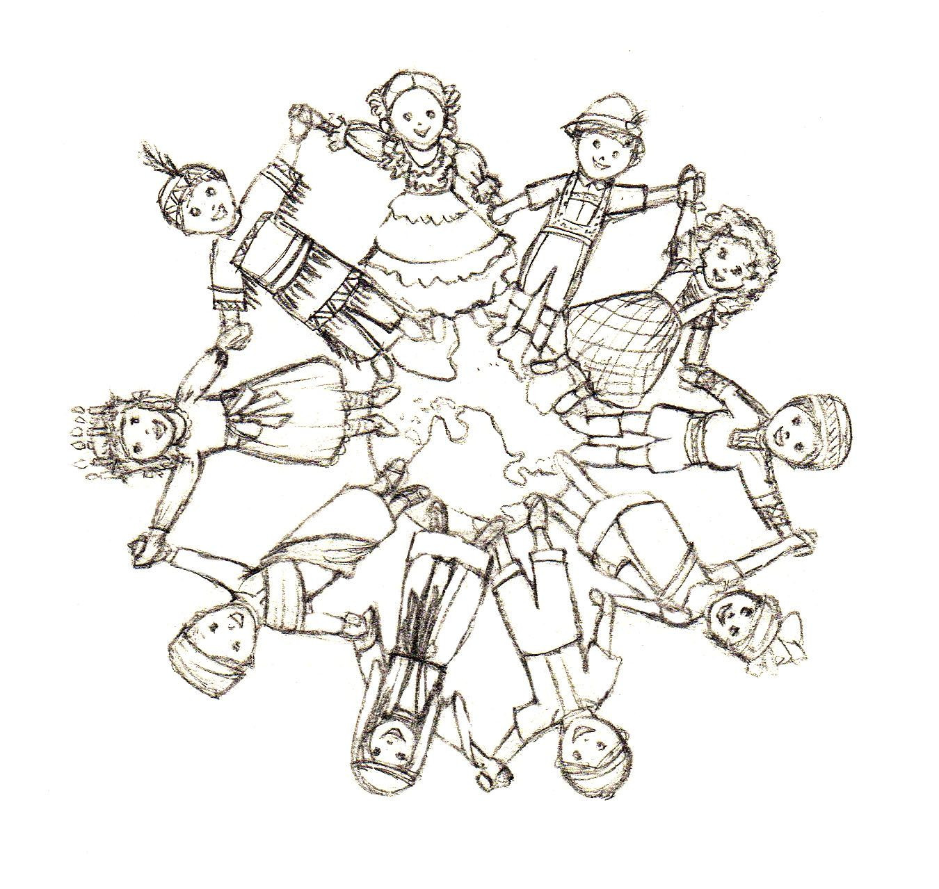 Children Of The World Coloring Pages
 Coloring Pages Children Around The World Coloring Home