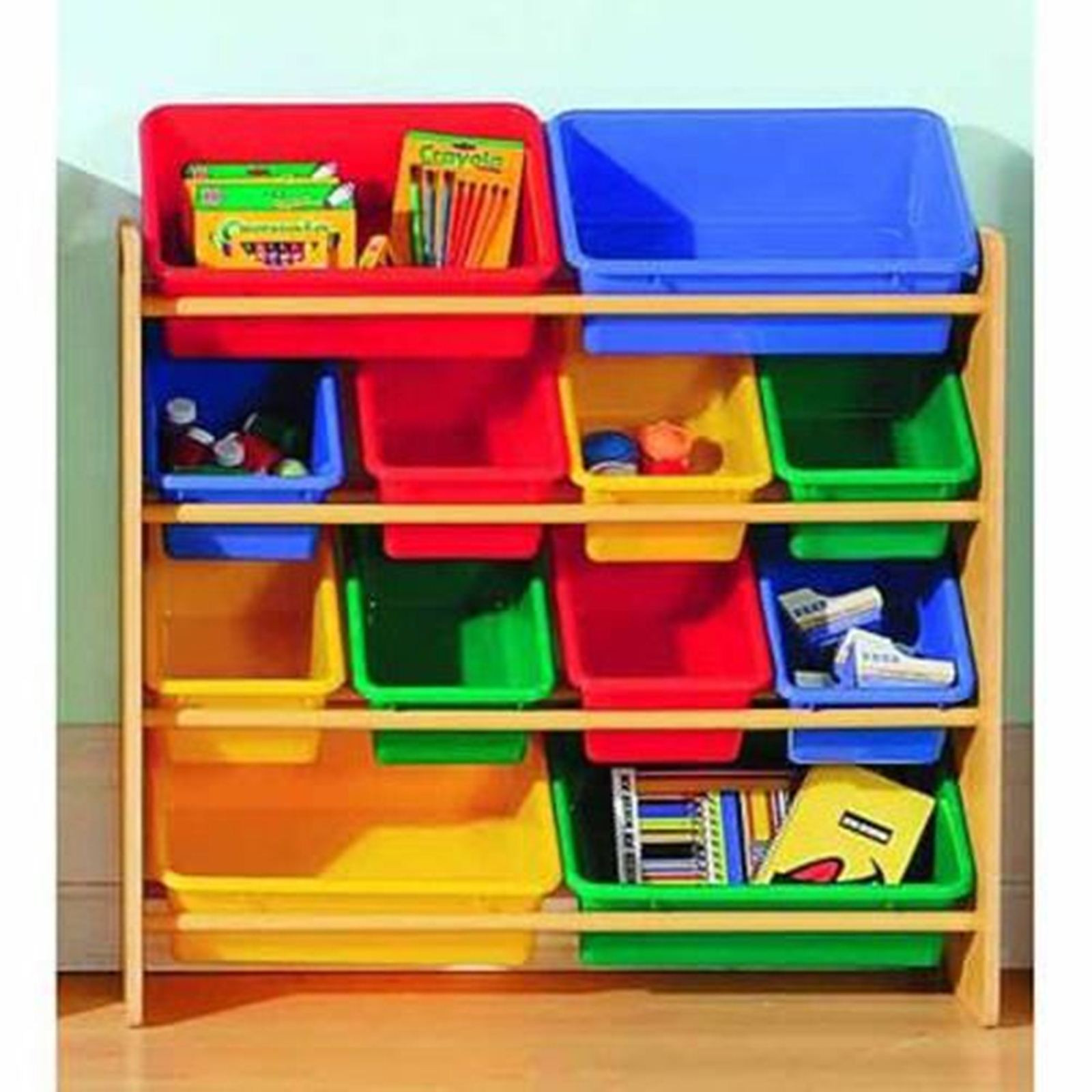 Children Storage Bins
 Essential Home Kids 12 Bin Organizer Home Furniture