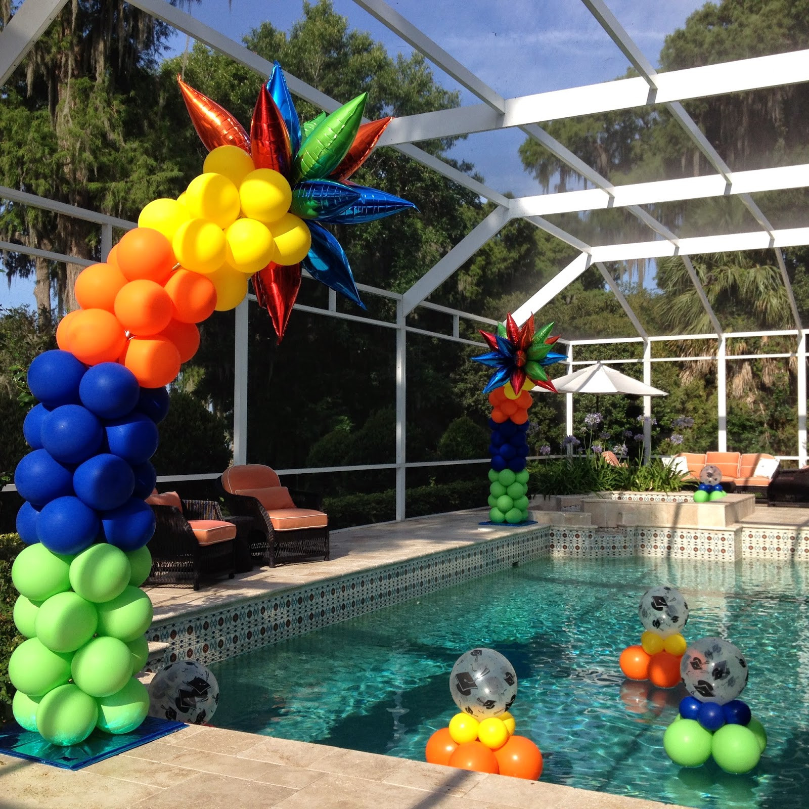 Children'S Pool Party Ideas
 Party People Event Decorating pany Colorful Graduation