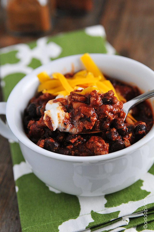 Chili With Ground Beef And Beans
 Weeknight Black Bean Chili Recipe Cooking