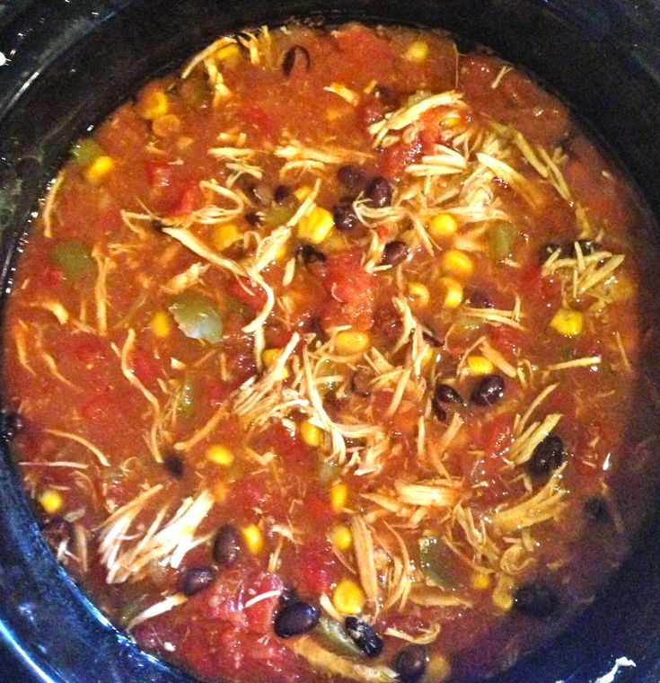 Chili'S Southwest Chicken Soup
 Crockpot Southwestern Chicken Soup With images