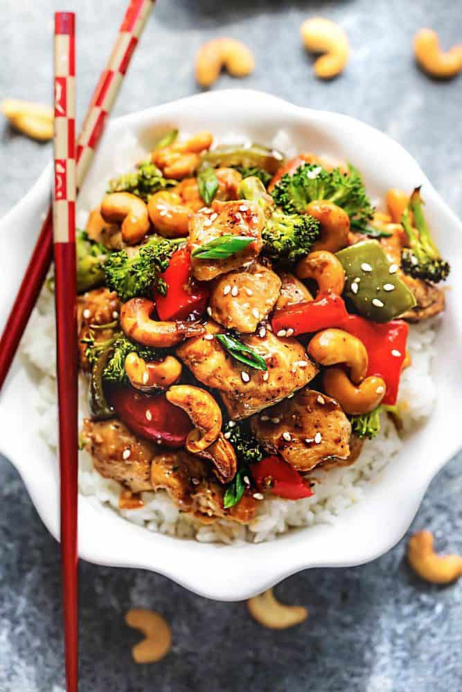 Chinese Cashew Chicken Recipes
 Quick and Easy Sheet Pan Cashew Chicken