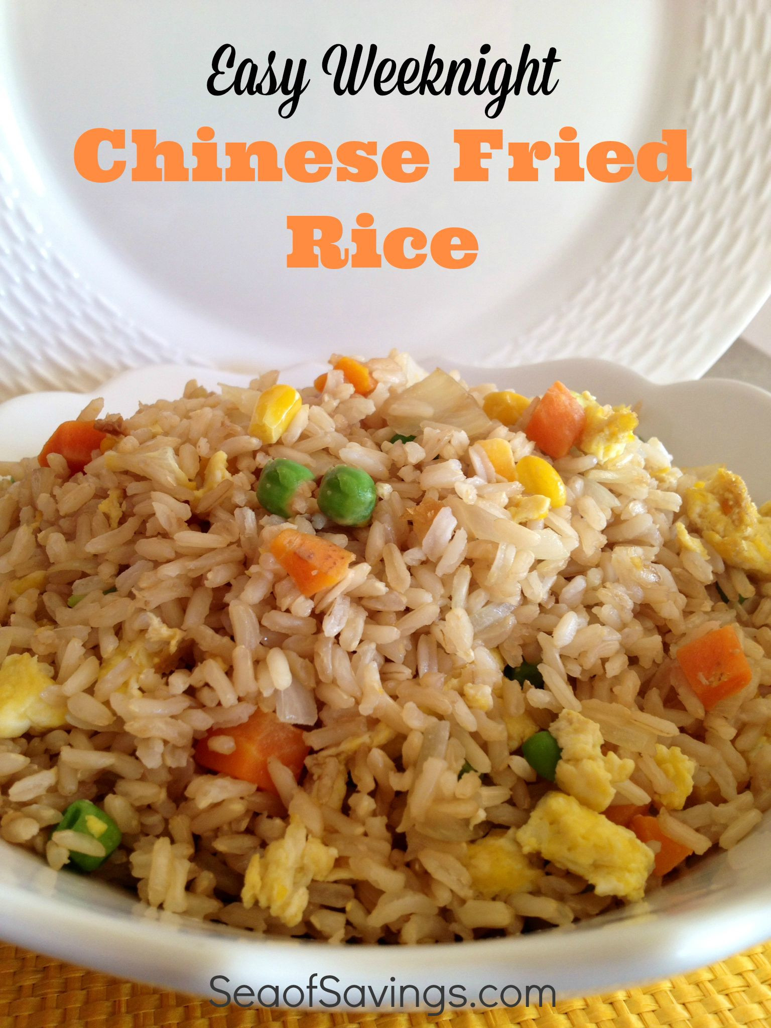 Chinese Fried Rice Recipe Easy
 Best 25 Chinese rice recipe ideas on Pinterest