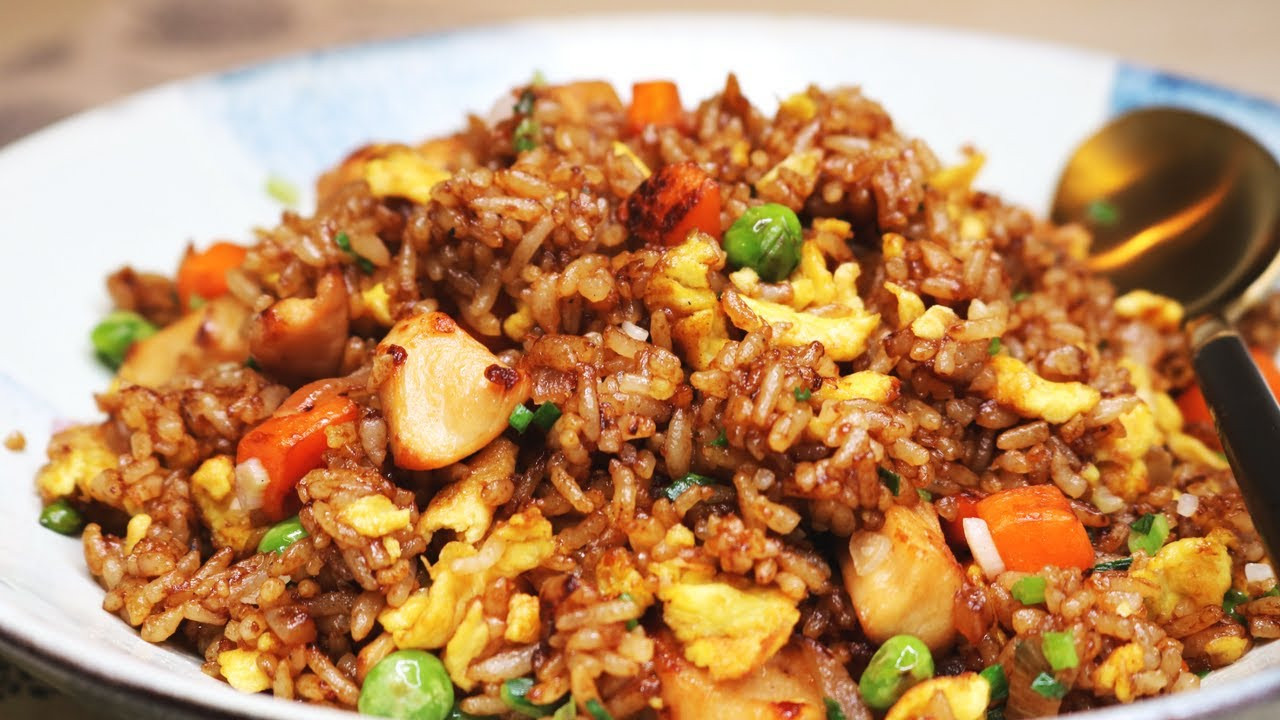 Chinese Fried Rice Recipe Easy
 BETTER THAN TAKEOUT AND EASY Chinese Chicken Fried Rice