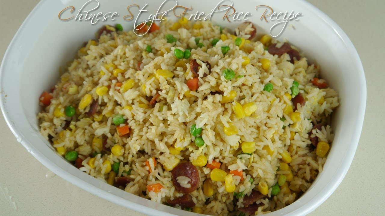 Chinese Fried Rice Recipe Easy
 How to Make Easy Chinese Style Fried Rice Recipe