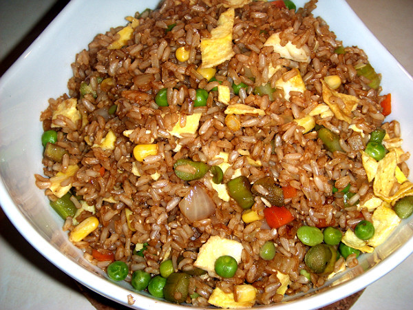 Chinese Fried Rice Veg
 Chinese Ve able Fried Rice with Egg