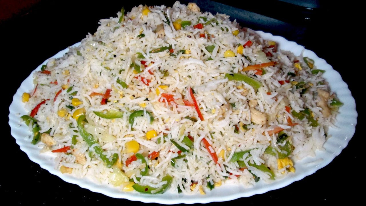 Chinese Fried Rice Veg
 Ve able Fried Rice Recipe Fried Rice Restaurant Style