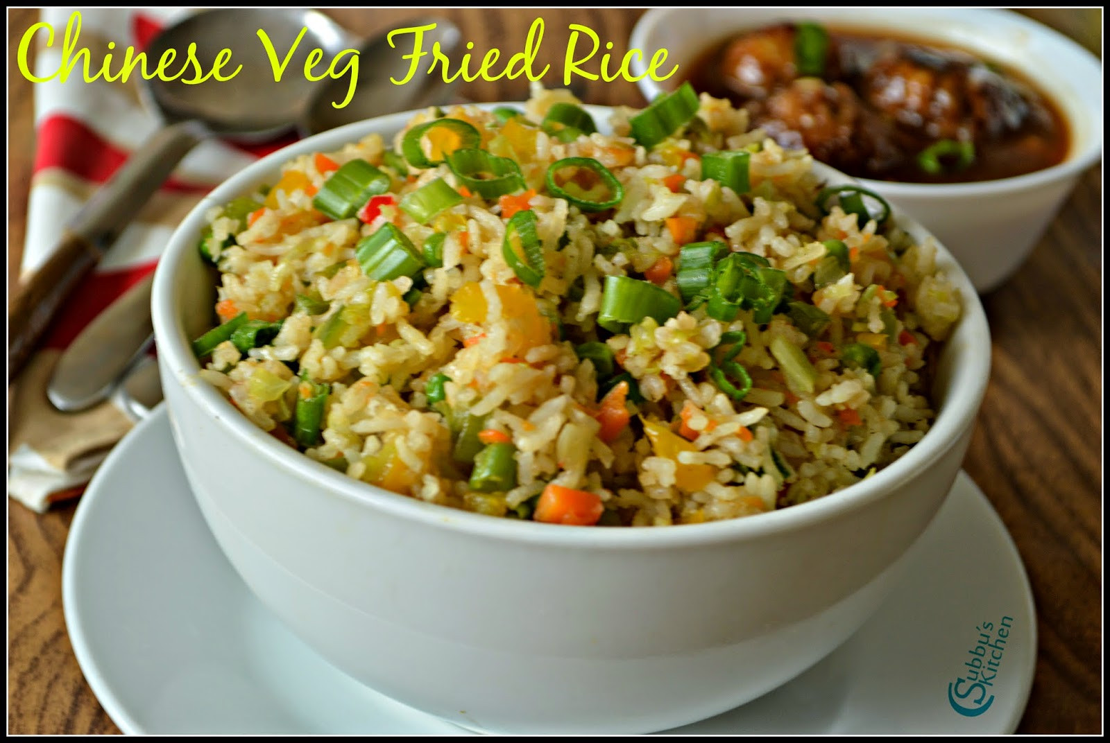 Chinese Fried Rice Veg
 Chinese Ve able Fried Rice Recipe Subbus Kitchen