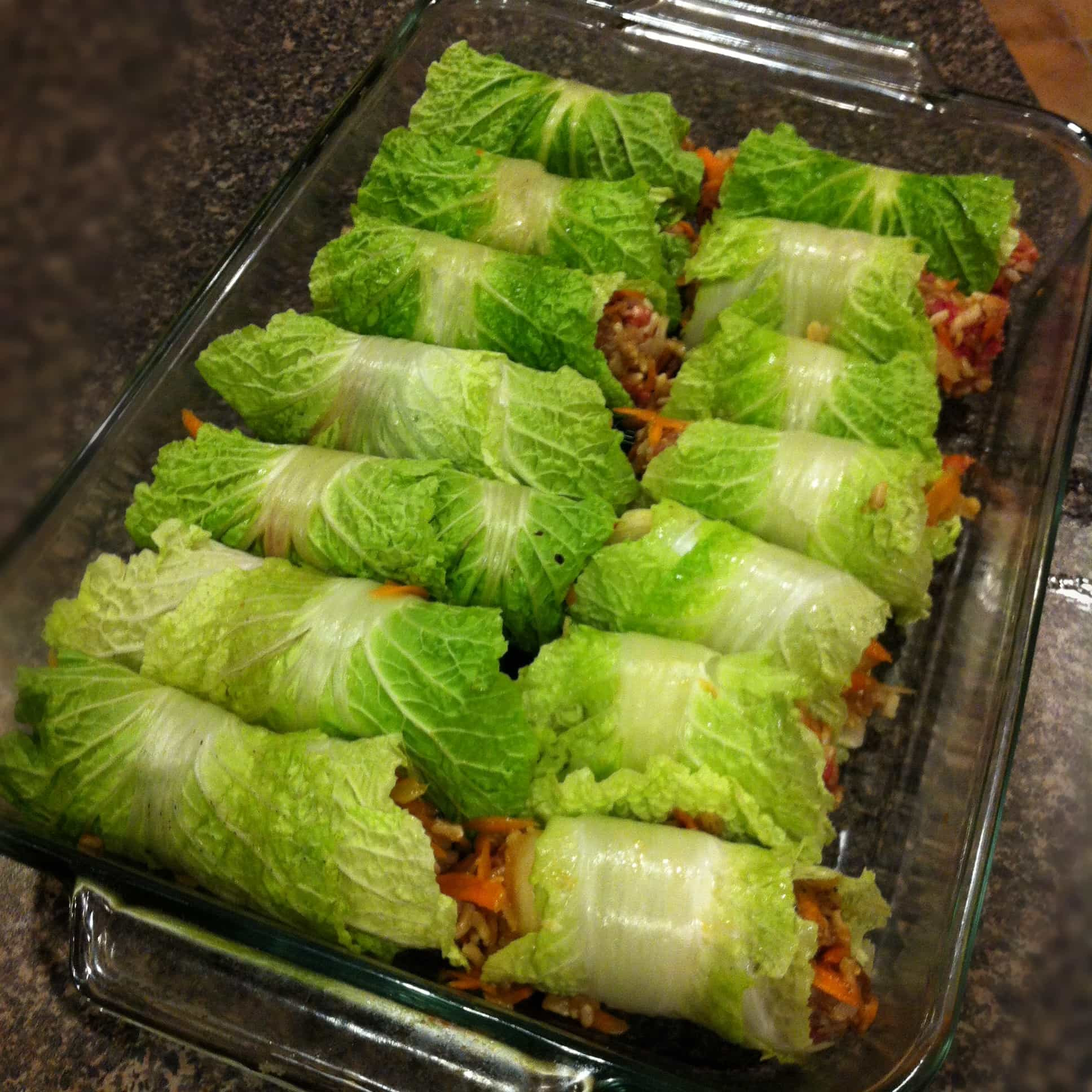 Chinese Napa Cabbage Recipes
 Asian Stuffed Napa Cabbage Rolls