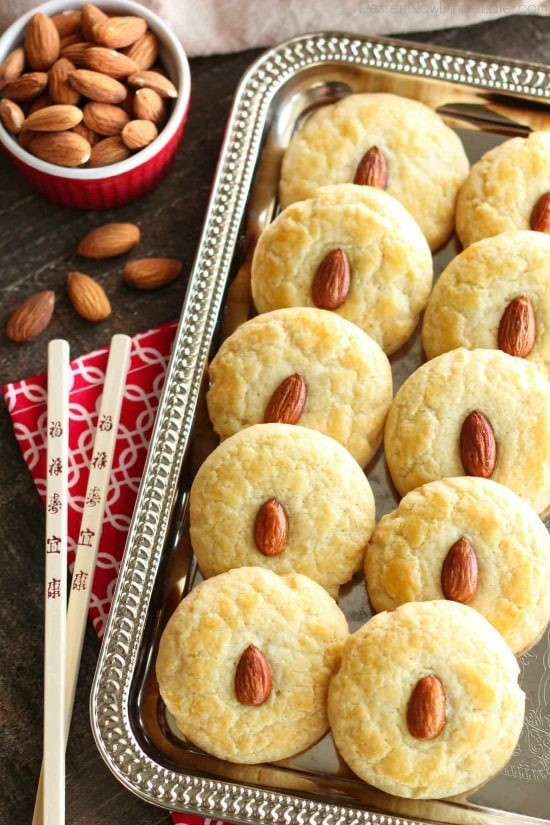 Chinese New Year Cookie Recipes
 Chinese Almond Cookies Dessert Now Dinner Later