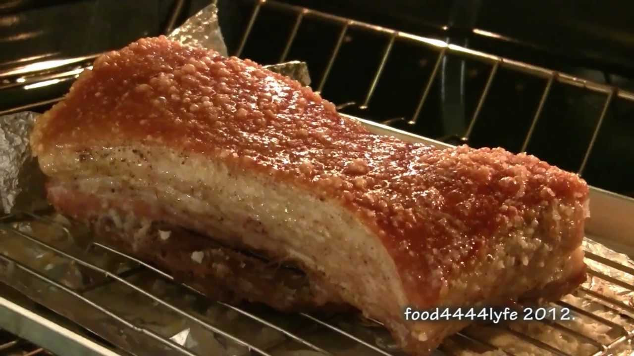 Chinese Roasted Pork Belly Recipes
 HD RECIPE Home Made Chinese Roasted Pork Belly 脆皮燒肉