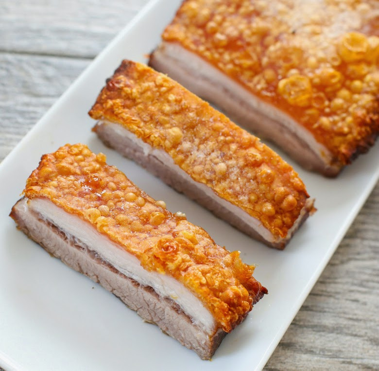 Chinese Roasted Pork Belly Recipes
 Crispy Golden Pork Belly Kirbie s Cravings