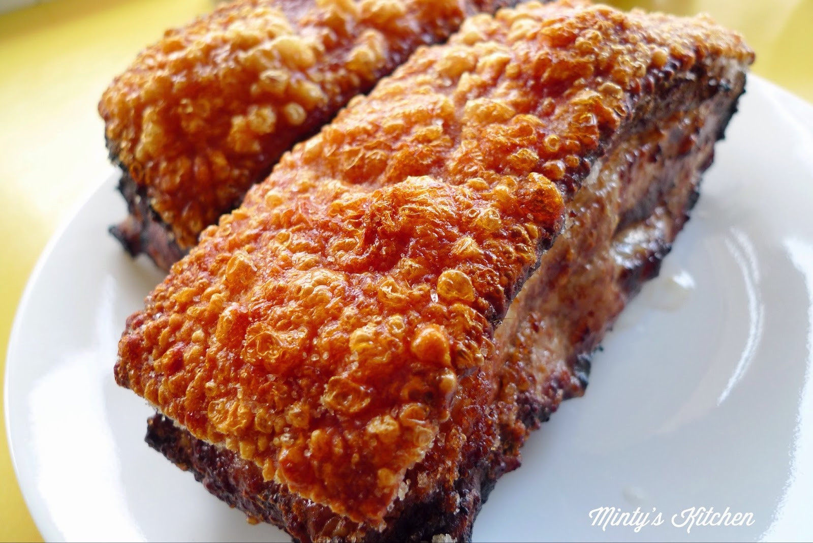 Chinese Roasted Pork Belly Recipes
 Minty s Kitchen Crispy Roasted Pork Belly 脆皮燒肉