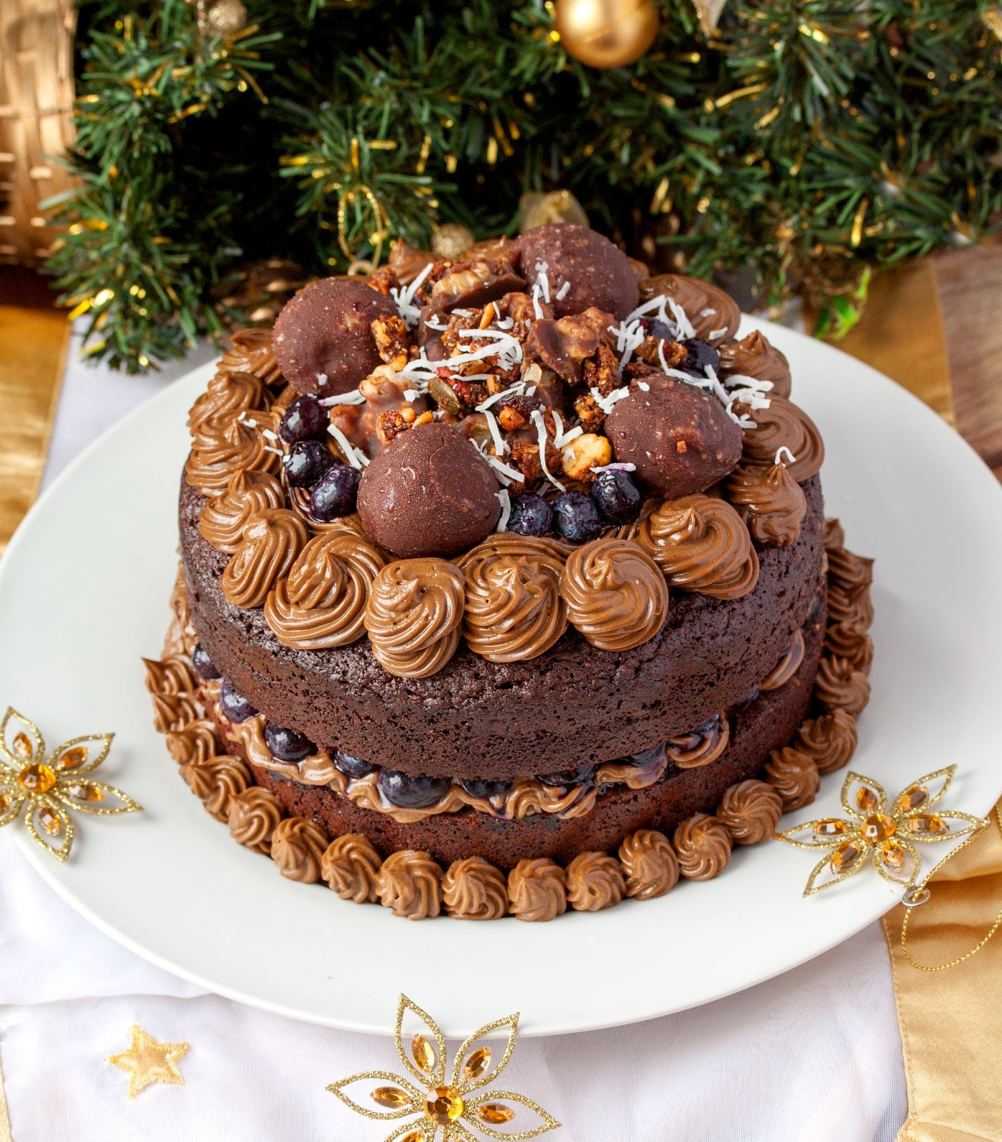 Chocolate Birthday Cakes
 Chocolate Brownie Layered Birthday Cake another epic