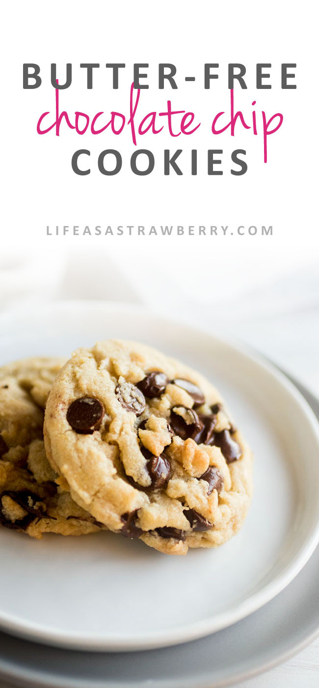 Chocolate Chip Cookies Without Butter Or Oil   Butterless Chocolate Chip Cookies with Coconut Oil