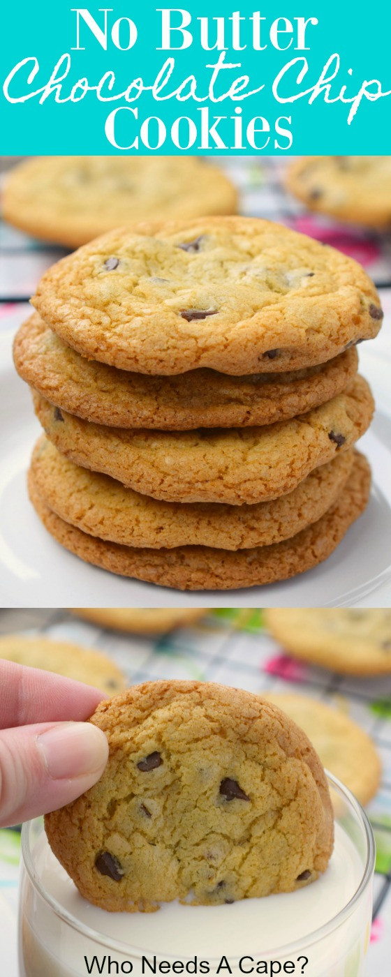 Chocolate Chip Cookies Without Butter Or Oil   No Butter Chocolate Chip Cookies