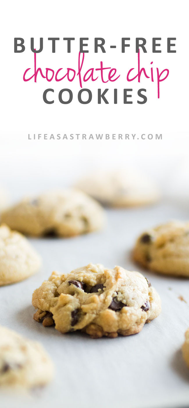 Chocolate Chip Cookies Without Butter Or Oil   Butterless Chocolate Chip Cookies with Coconut Oil