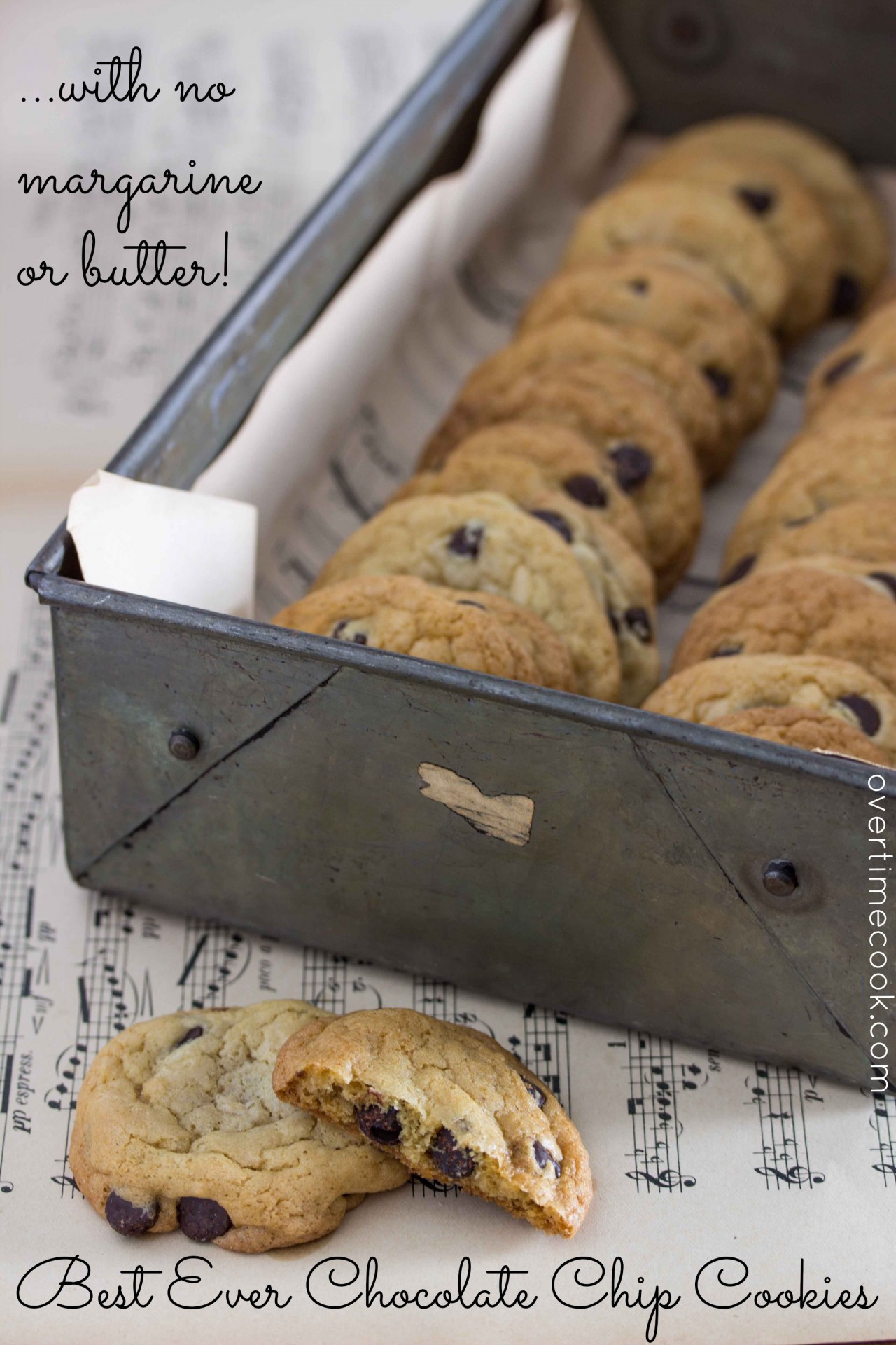 Chocolate Chip Cookies Without Butter Or Oil   Best Ever Chocolate Chip Cookies Without Margarine or