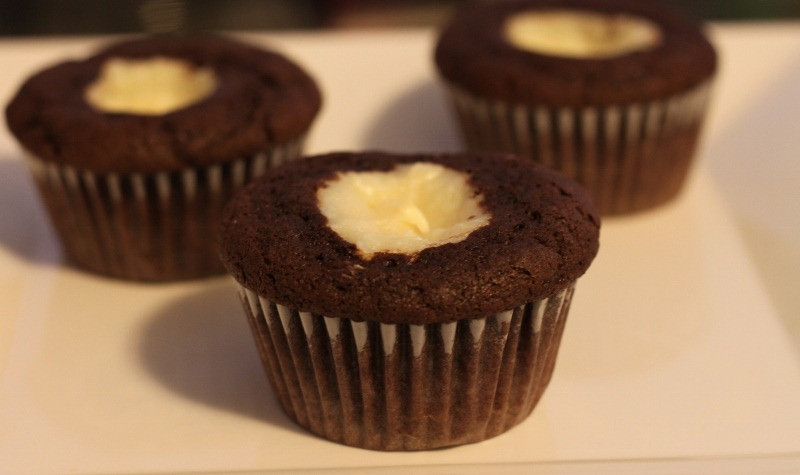 Chocolate Cupcakes With Cream Cheese Filling
 cream cheese filled chocolate cupcakes