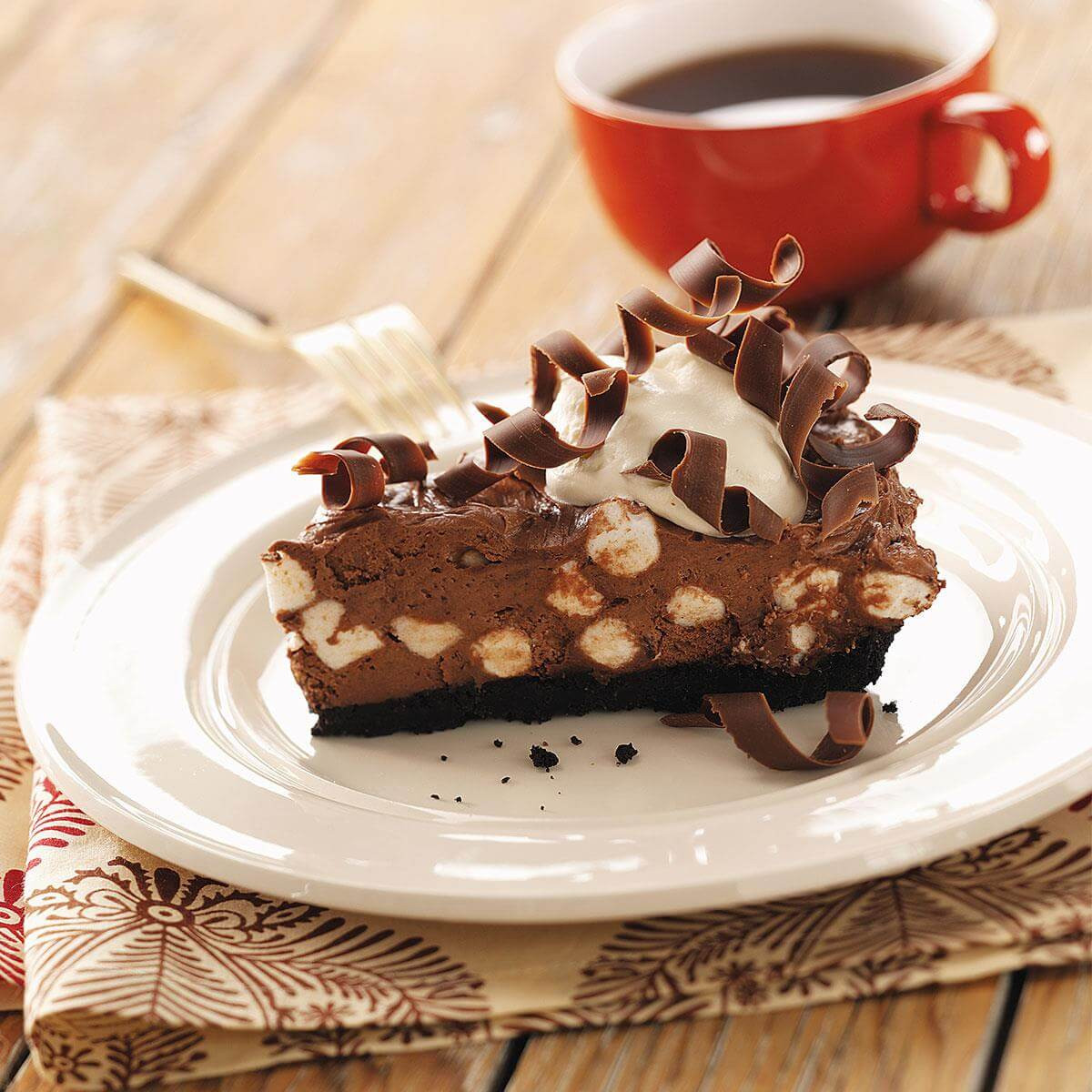 Chocolate Marshmallow Pie
 Chocolate Pie with Marshmallows Recipe