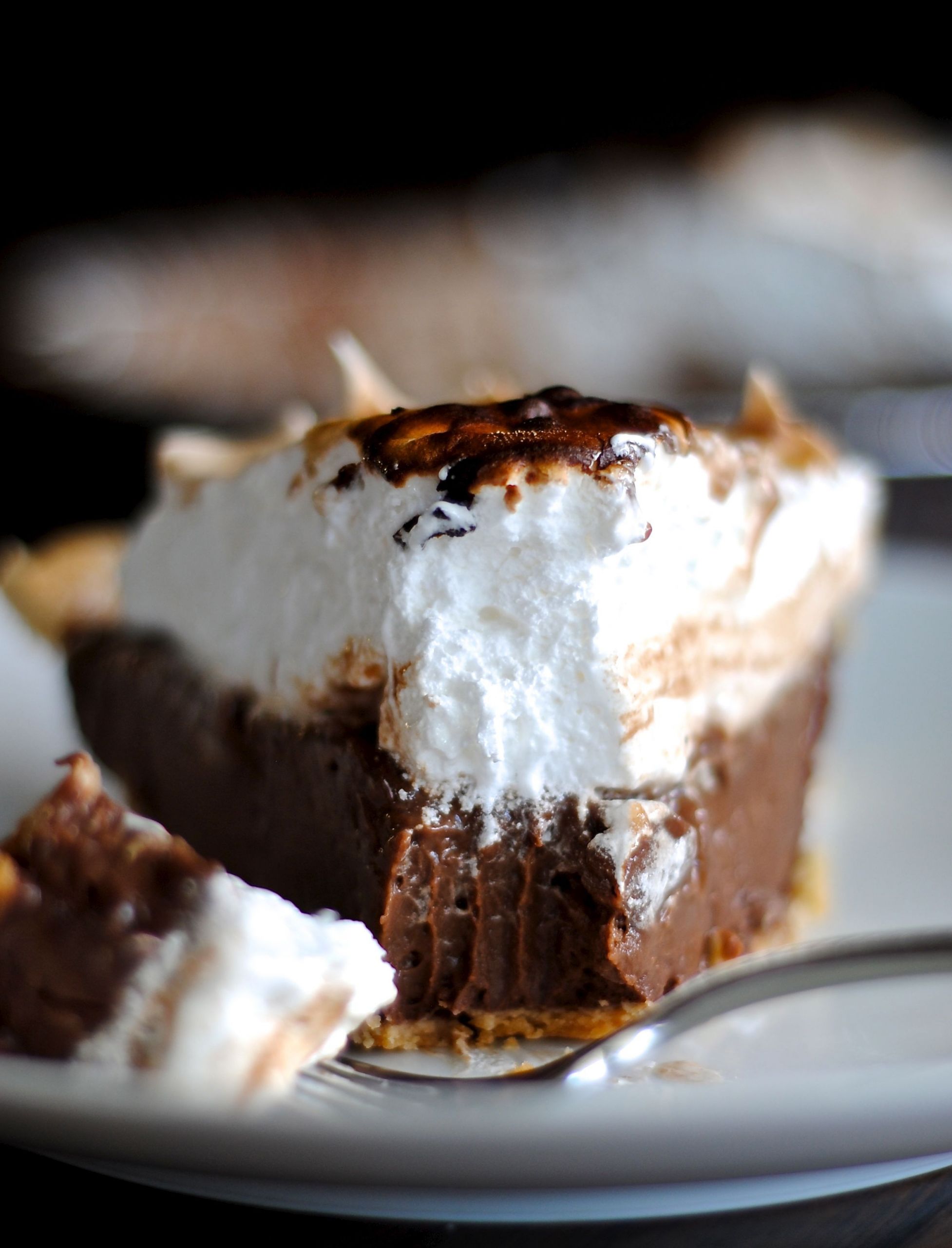 Chocolate Marshmallow Pie
 Chocolate Cream Pie with a Toasted Marshmallow Topping