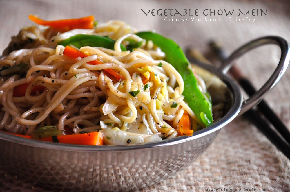 Chow Mein Stir Fry Noodles
 Ve able Chow Mein Chinese Veg Noodle Stir Fry