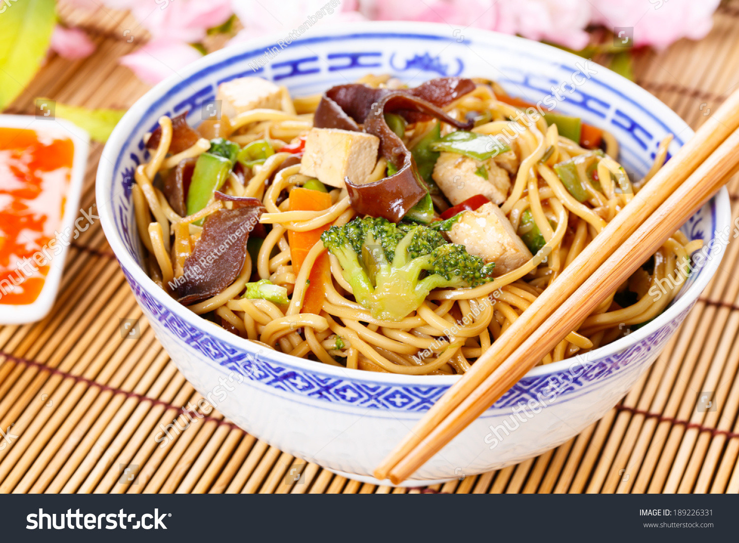 Chow Mein Stir Fry Noodles
 Chow Mein Stirfried Noodles Ve ables Stock