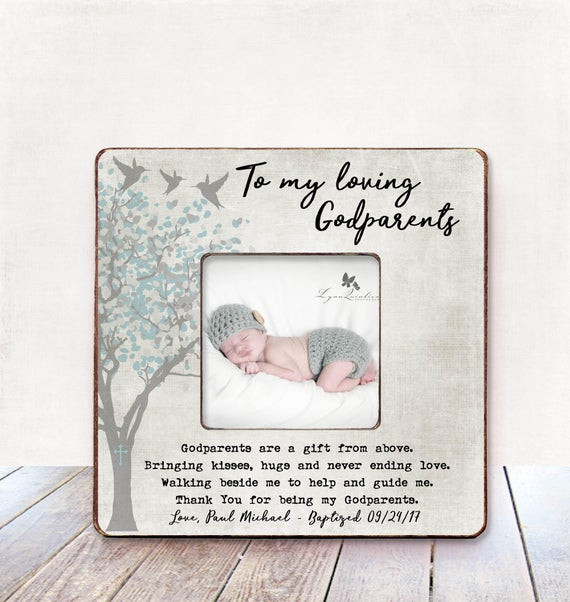 Christening Gift Ideas From Godmother
 GODPARENTS Gift Godfather Gift Godmother Gift Baptism Gift for