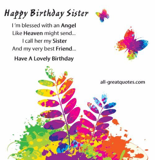 Christian Birthday Wishes For Sister
 106 Best Happy Birthday Wishes for Sister with