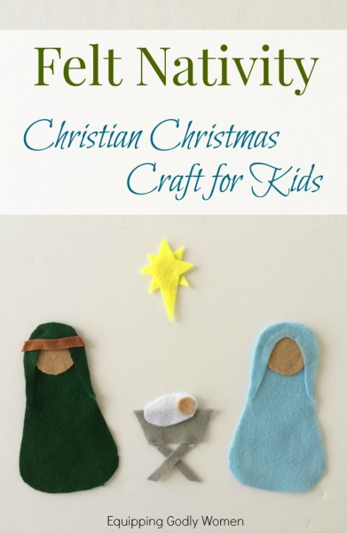 Christian Christmas Crafts For Kids
 Christian Christmas Crafts for Kids Felt Nativity