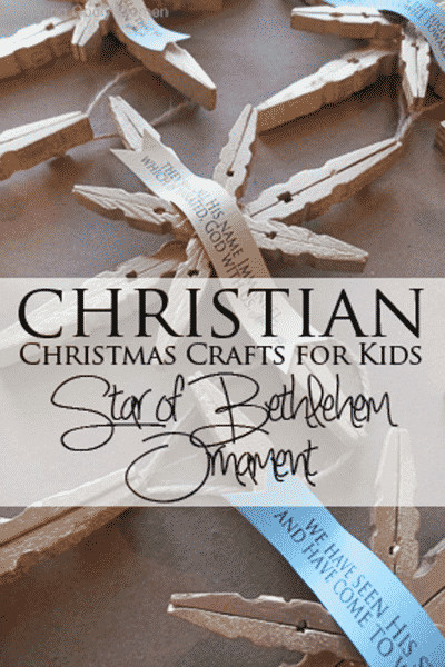Christian Christmas Crafts For Kids
 The Star of Bethlehem Christian Christmas Craft Tutorial