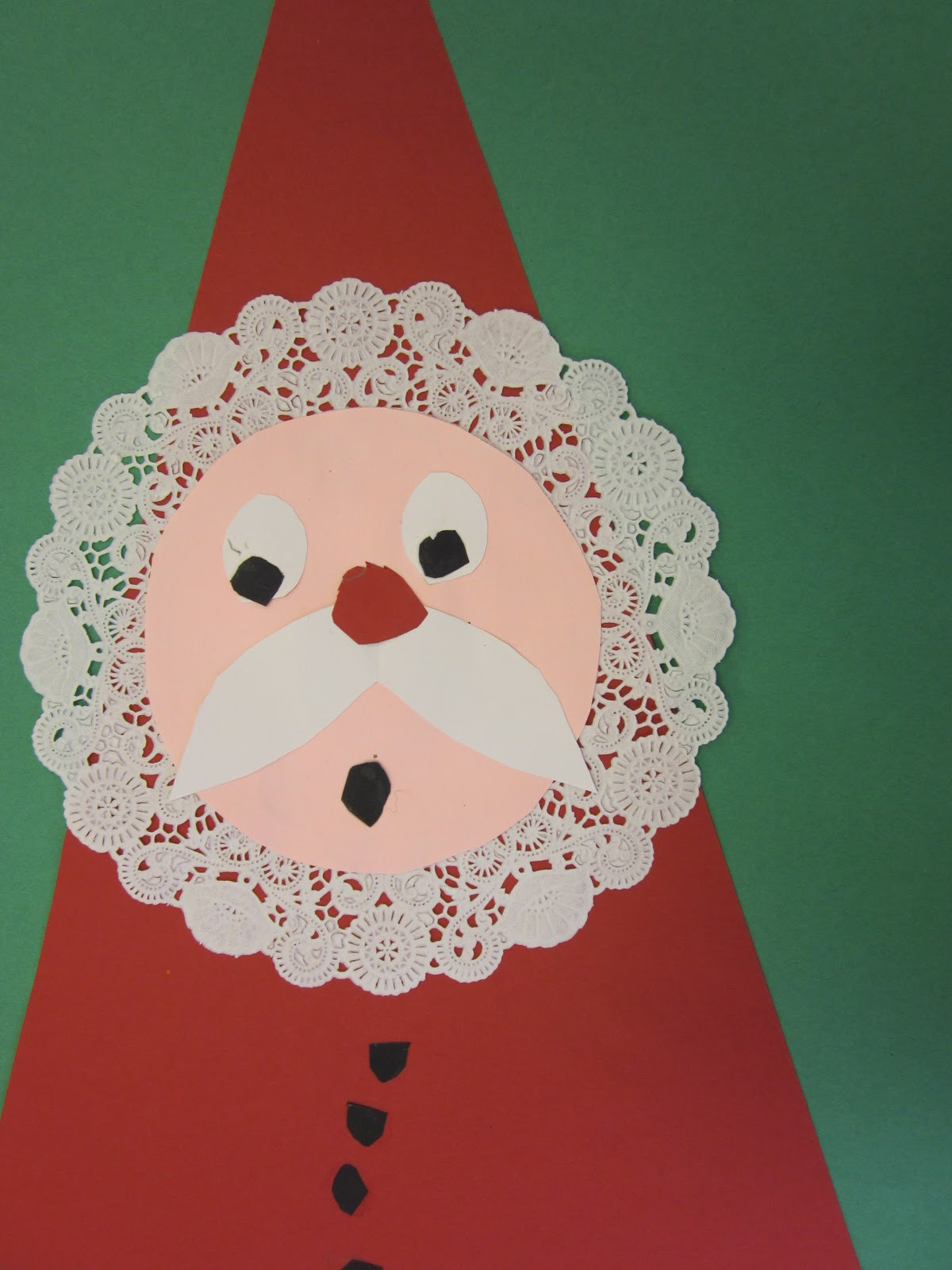 Christmas Art Ideas For Teachers
 The Art Teacher s Closet In the Art Room Geometric Santas
